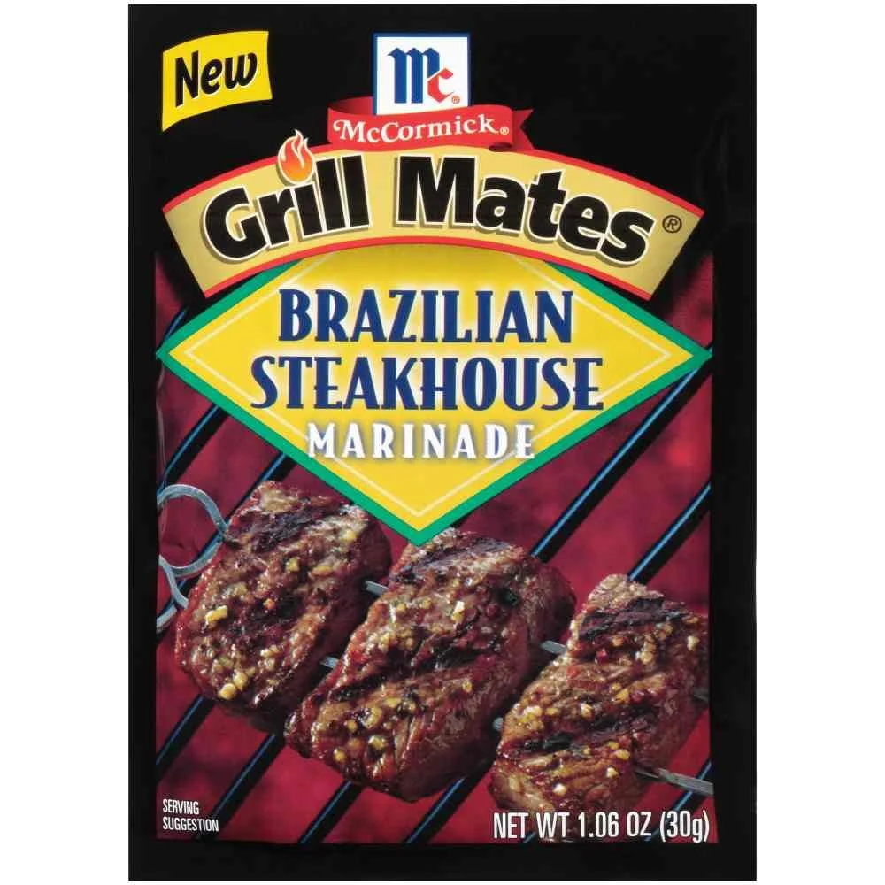 Mccormick Grill Mates Brazilian Steakhouse Marinade, 1.06 Ounce -- 12 Per Case.