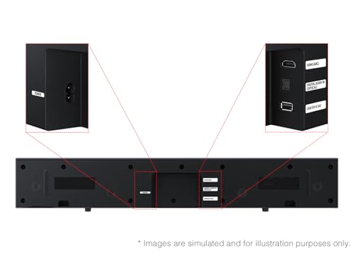 Samsung B-Series Soundbar HW-B630F 3.1 ch DTS Virtual:X Soundbar with Subwoofer (2025 Model) One Remote Control, Voice Enhance Mode, Adaptive Sound