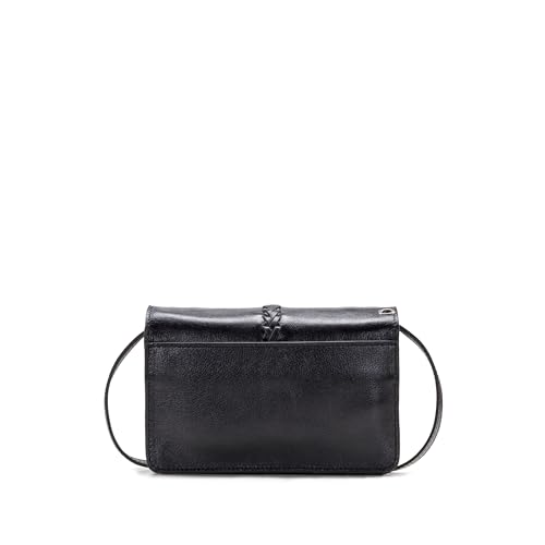 Patricia Nash Leather Crossbody Bag - Bianco Crossbody Organizer, 100% Full Grain Leather Crossbody Purse for Women