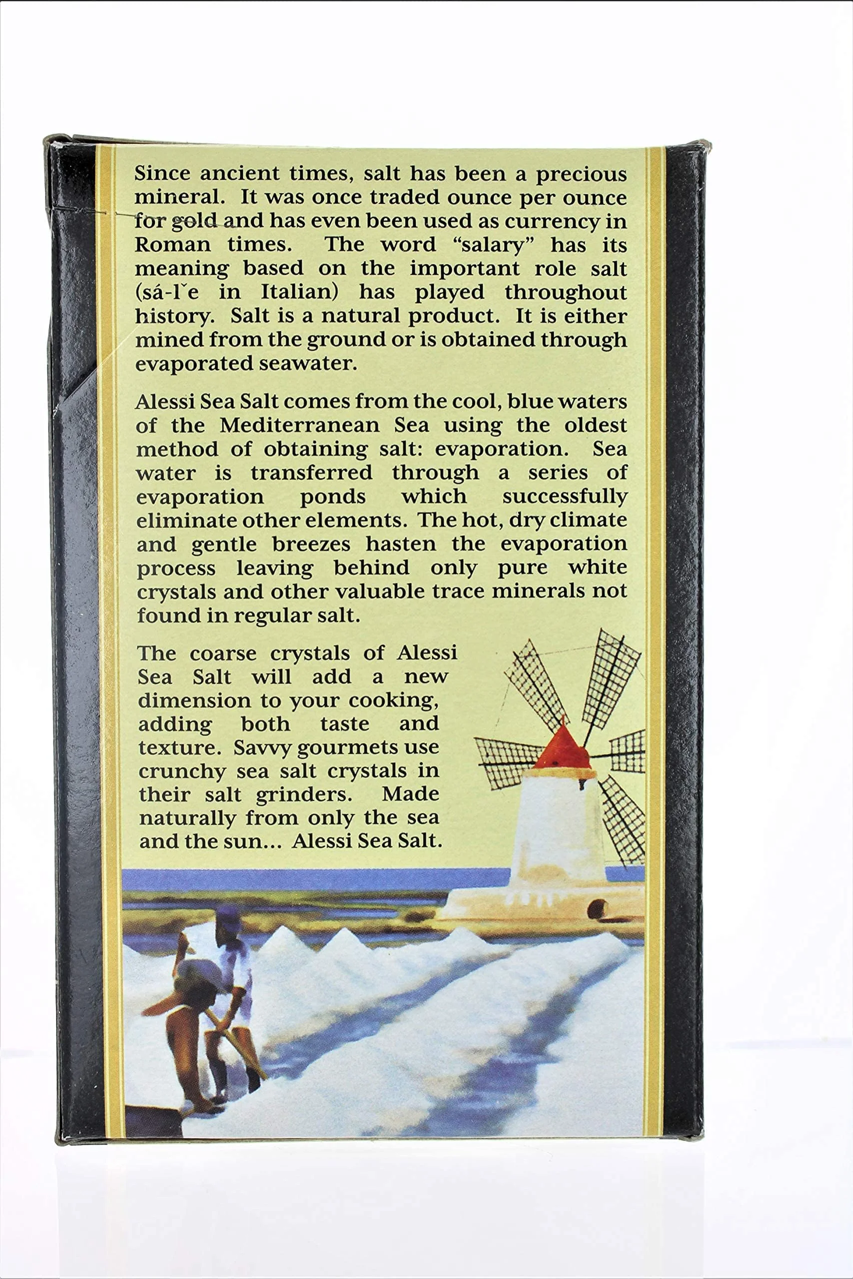 Alessi Kosher Sea Salt, 36.8000-Ounces (Pack Of6)