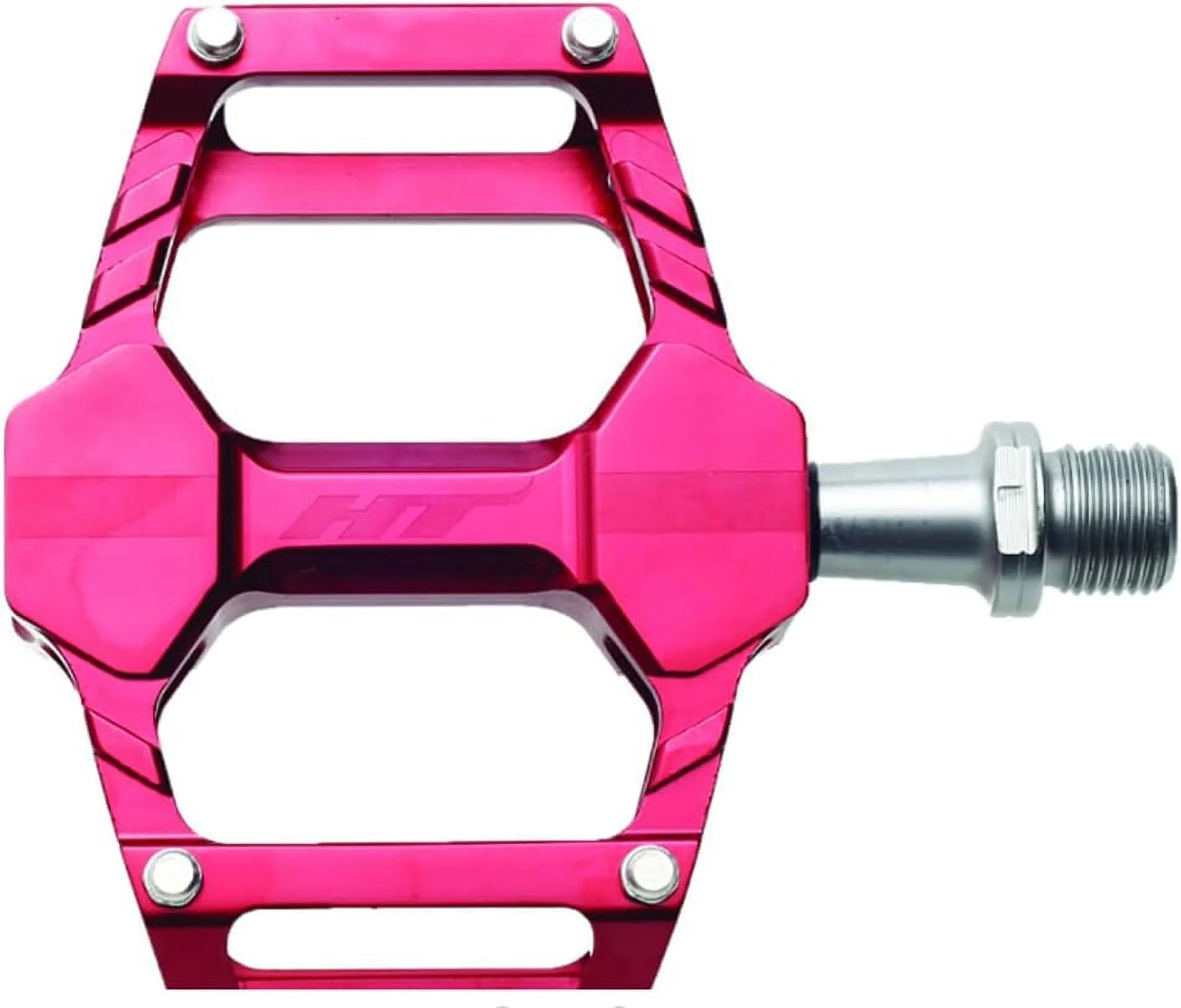 HT Components AR06 Cheetah Platform Pedals 9/16'' Red Aluminium Pair