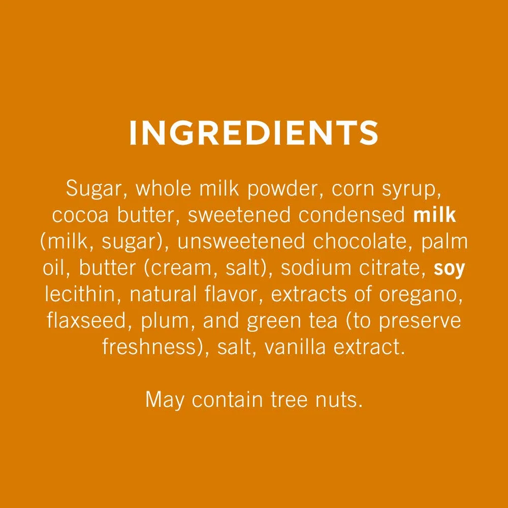 GHIRARDELLI Milk Chocolate Squares with Caramel Filling, Milk Chocolate Caramel Candy Squares, (Pack of 3)