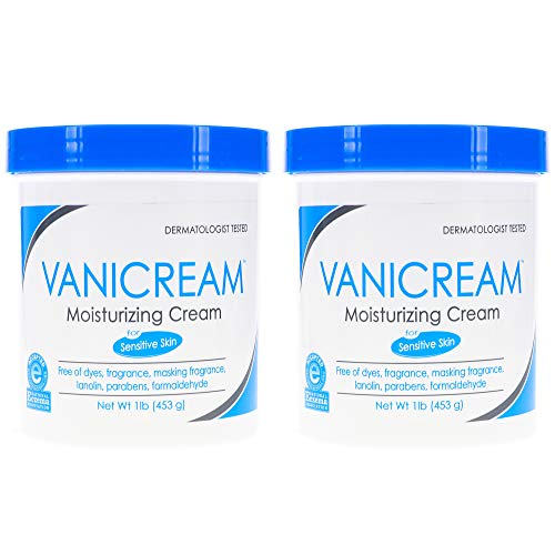 Vanicream Moisturizing Skin Cream for Sensitive Skin, 4 Ounce (Pack of 2)