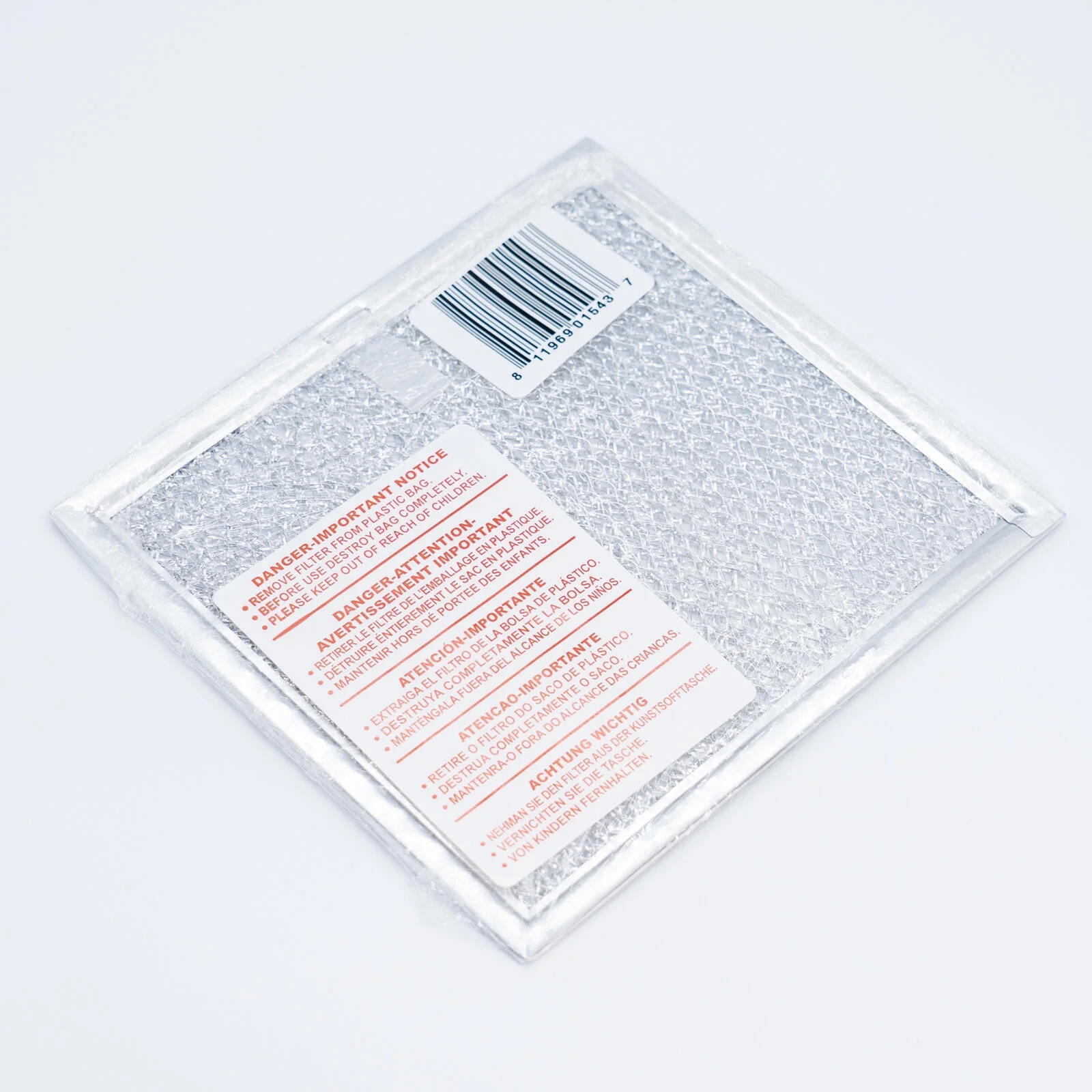 DE63-00666A for Samsung Range Vent Hood Microwave Aluminum Grease Filter