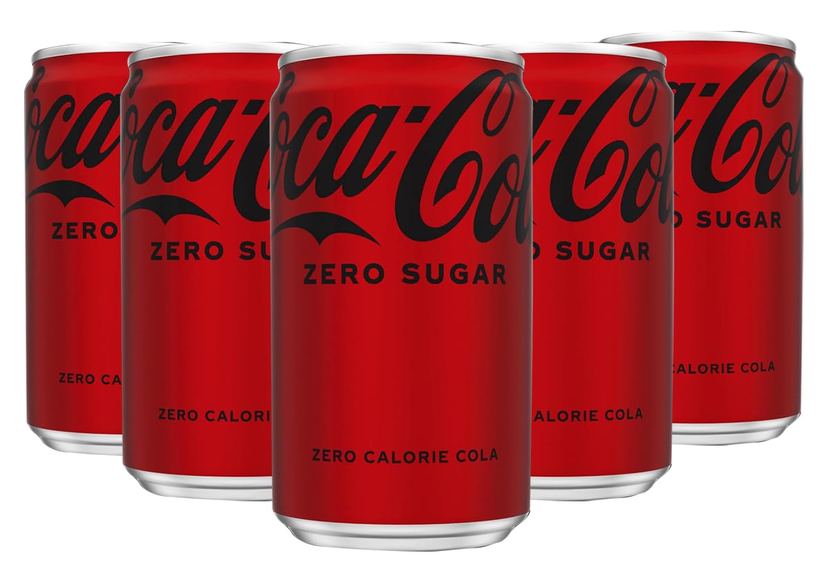 Coca Cola Coke Zero Sugar Mini-Can 7.5 fl oz, 20 Pack