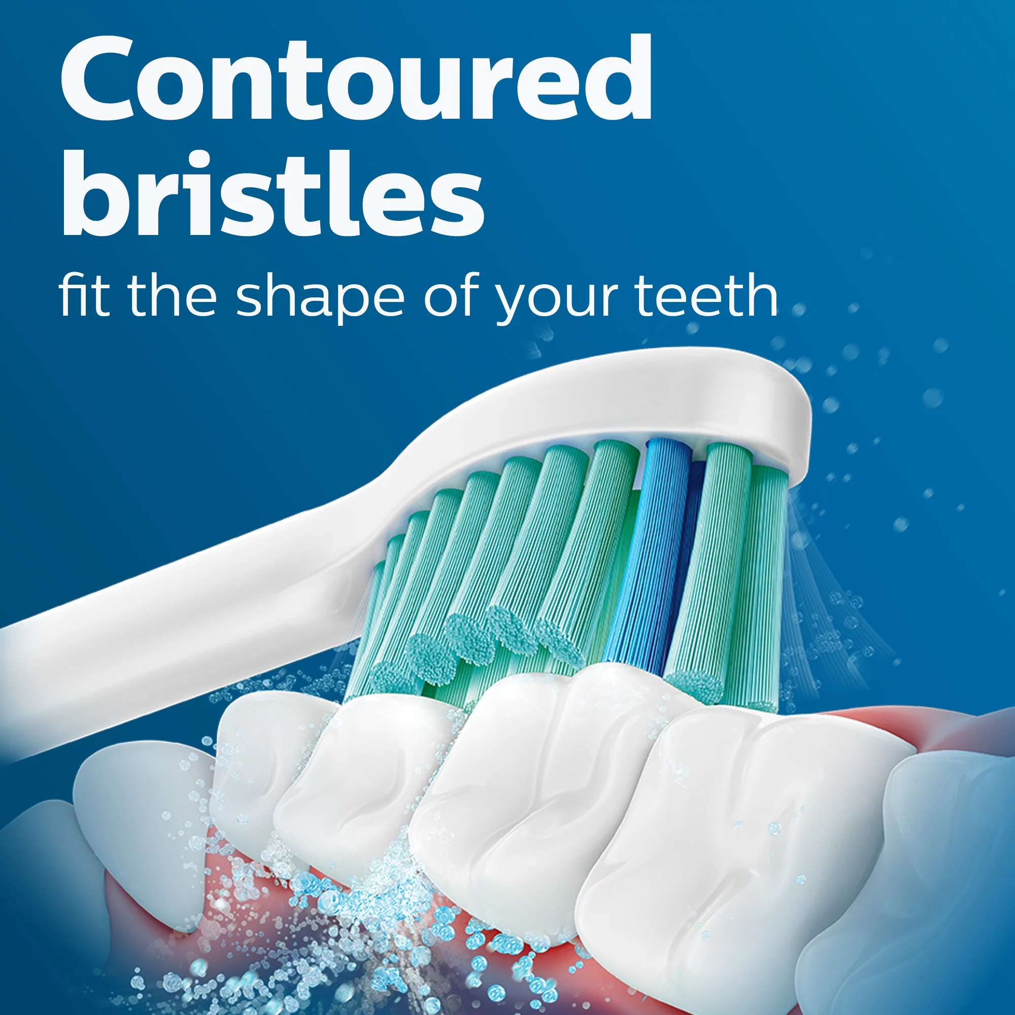 Philips Sonicare Simplyclean (C1) Replacement Toothbrush Heads, 4 Pack, HX6014/65