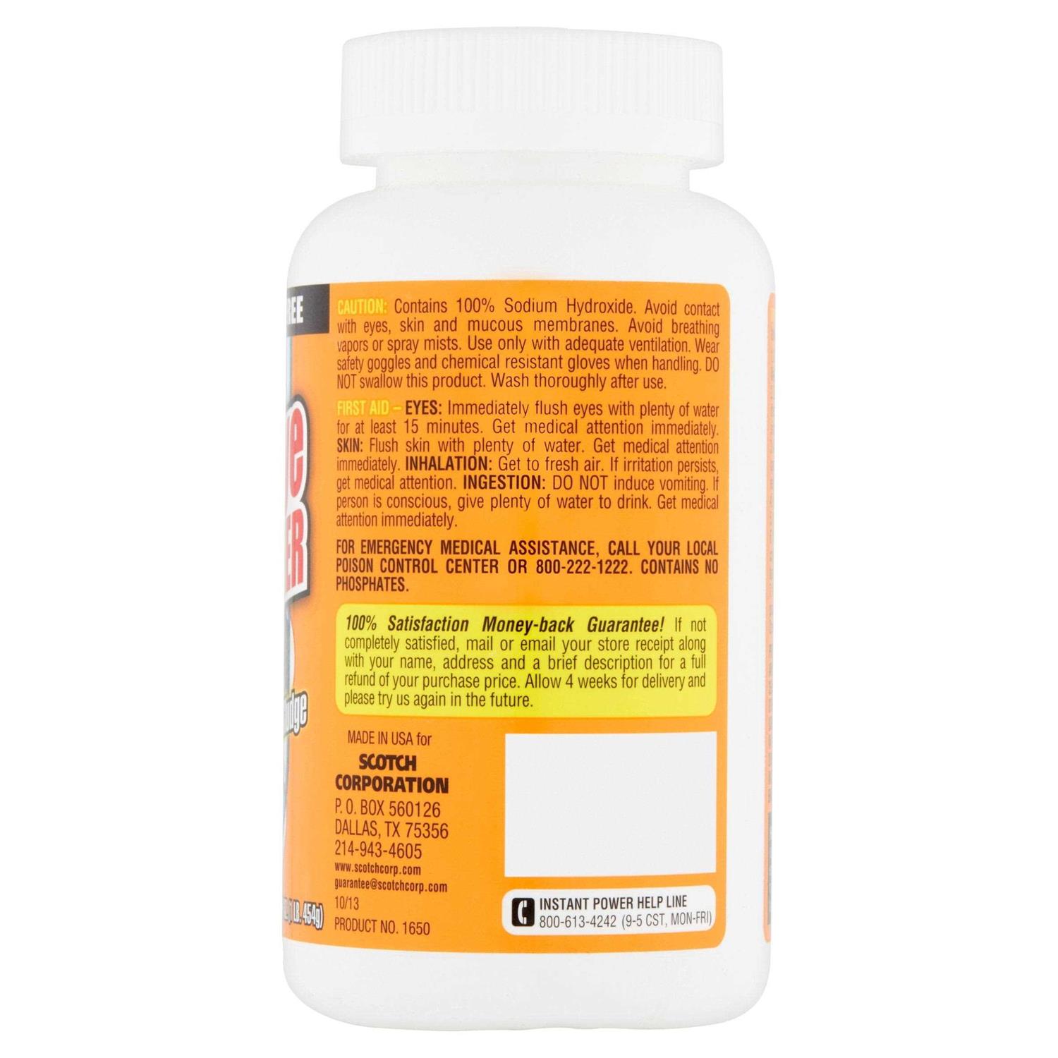 Instant Power Crystal Lye Drain Opener