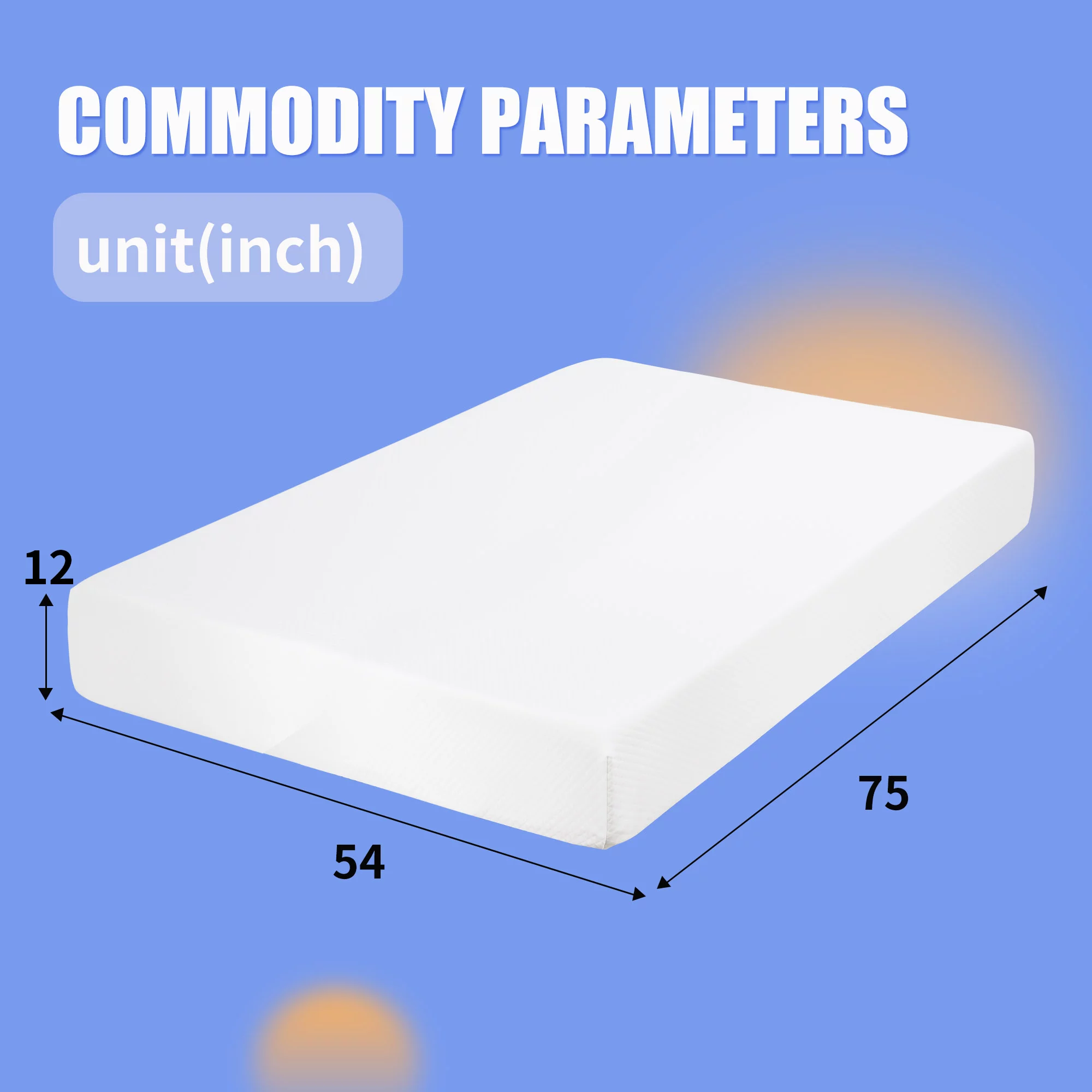 12 Inches Cooling-Gel Memory Foam Mattress Medium Firm Feel Memory Foam Mattress Bed in a Box CertiPUR-US Certified, Full