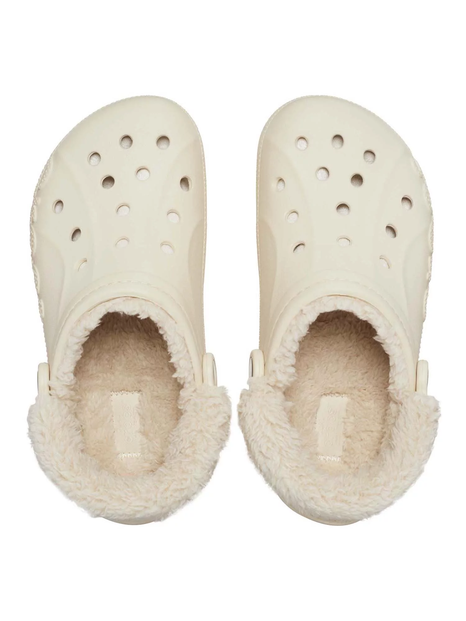 Crocs Unisex Baya Lined Fuzz Strap Clogs
