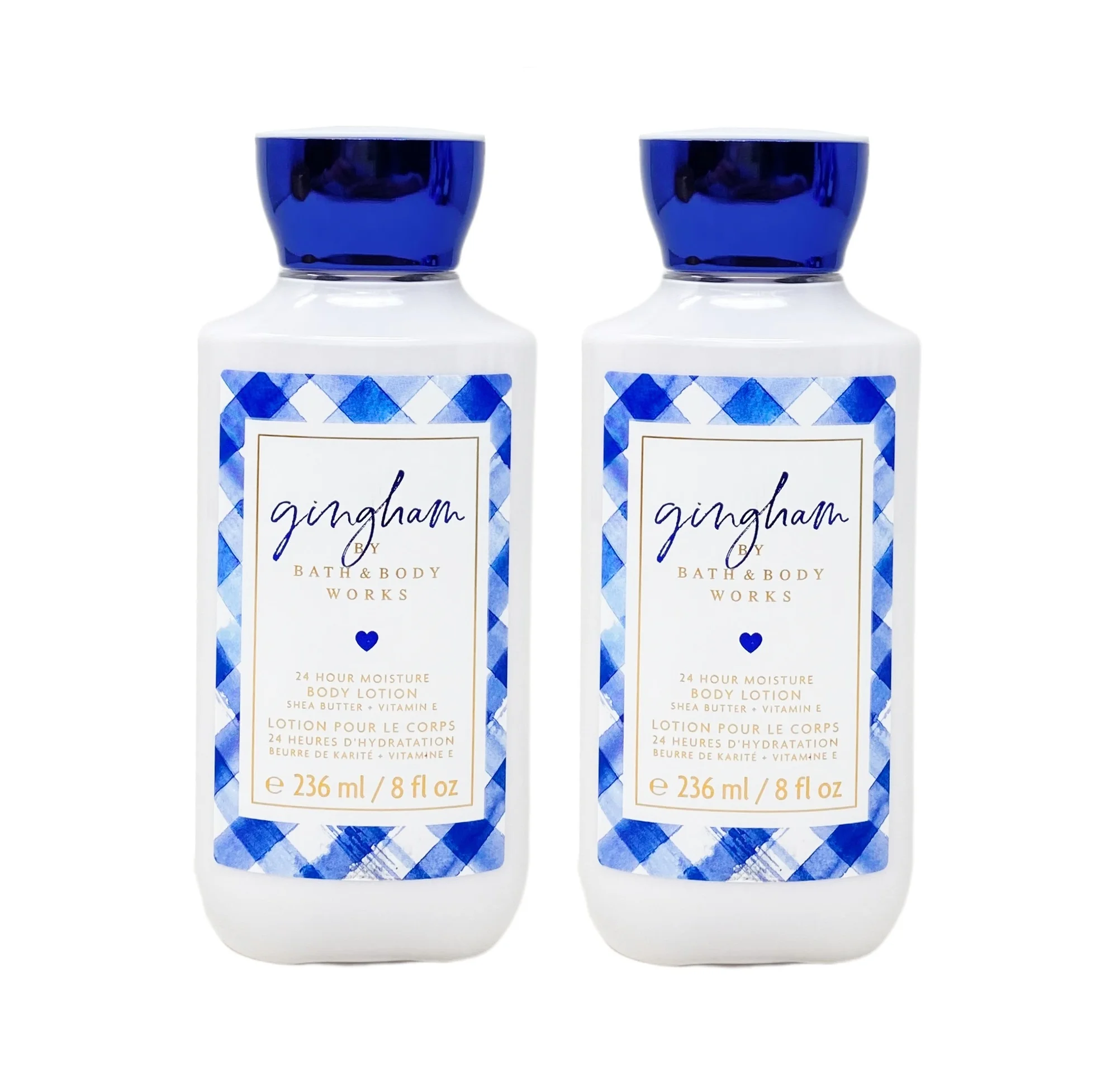 Bath and Body Works Gingham 24 Hour Moisture Body Lotion Gift Set - Pack of 2