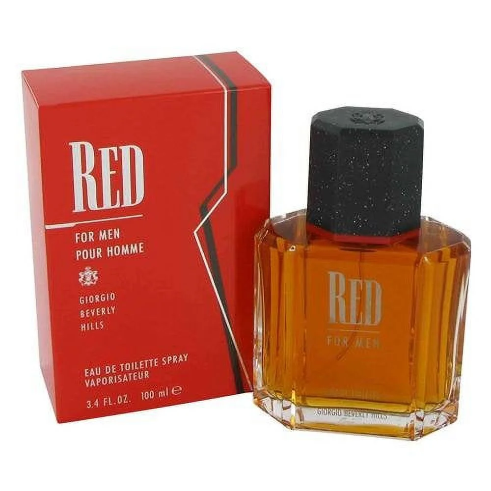 Red for Men by Giorgio Beverly Hills 3.4 oz Eau de Toilette Spray