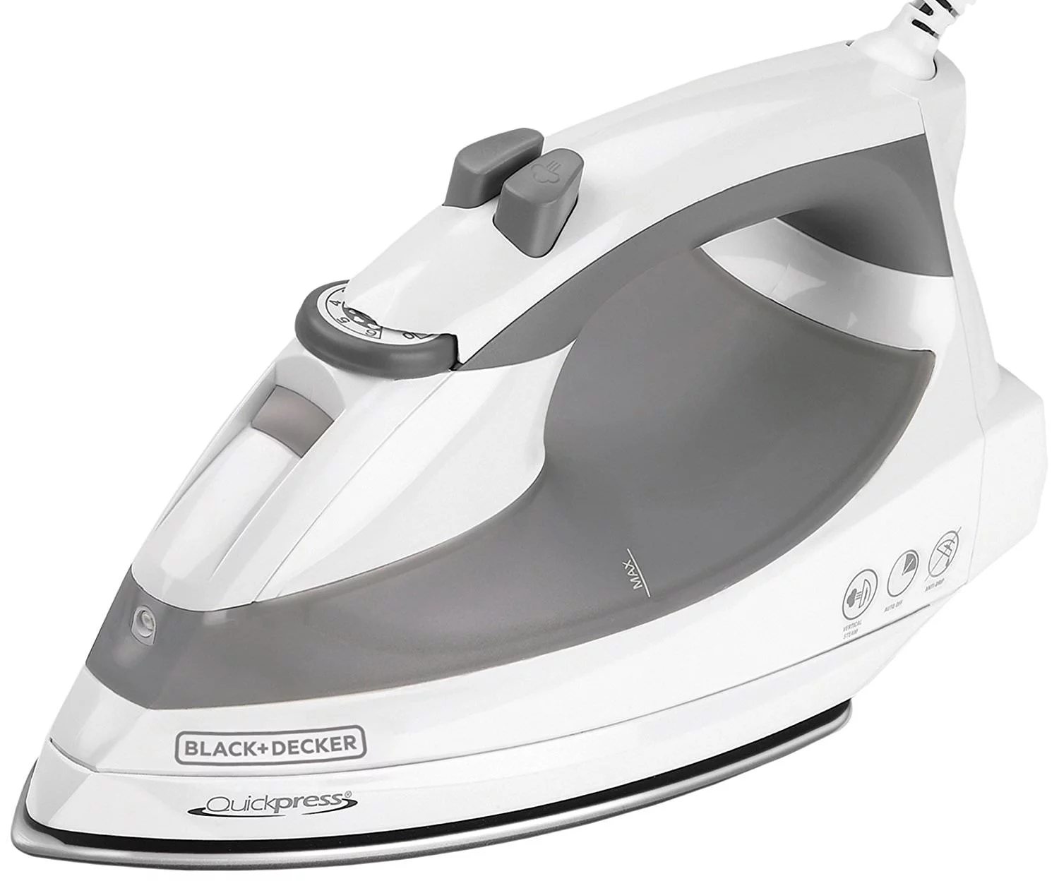 Black+Decker Quickpress Iron with Smart Steam Technology