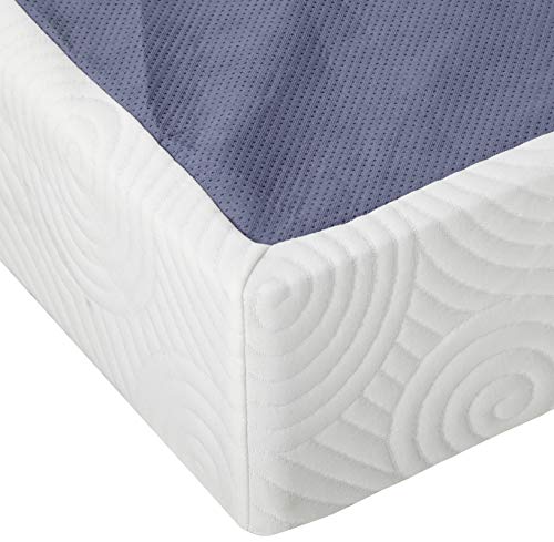 ZINUS Quick Lock Metal Smart Box Spring, 9 Inch Mattress Foundation, Strong Metal Structure, Easy Assembly, Queen, White