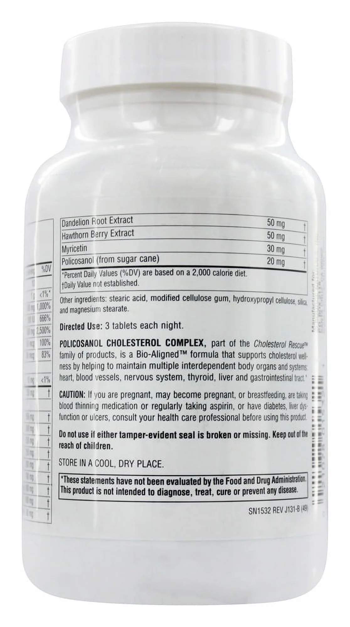 Source Naturals Source Naturals  Policosanol Cholesterol Complex, 90 ea