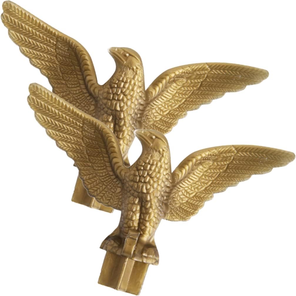 Cabilock 2PCS Eagle Topper for Flag Pole Plastic Flag Pole Eagle Topper Ornament Decoration Outdoor Flag Pole Finial Ornament