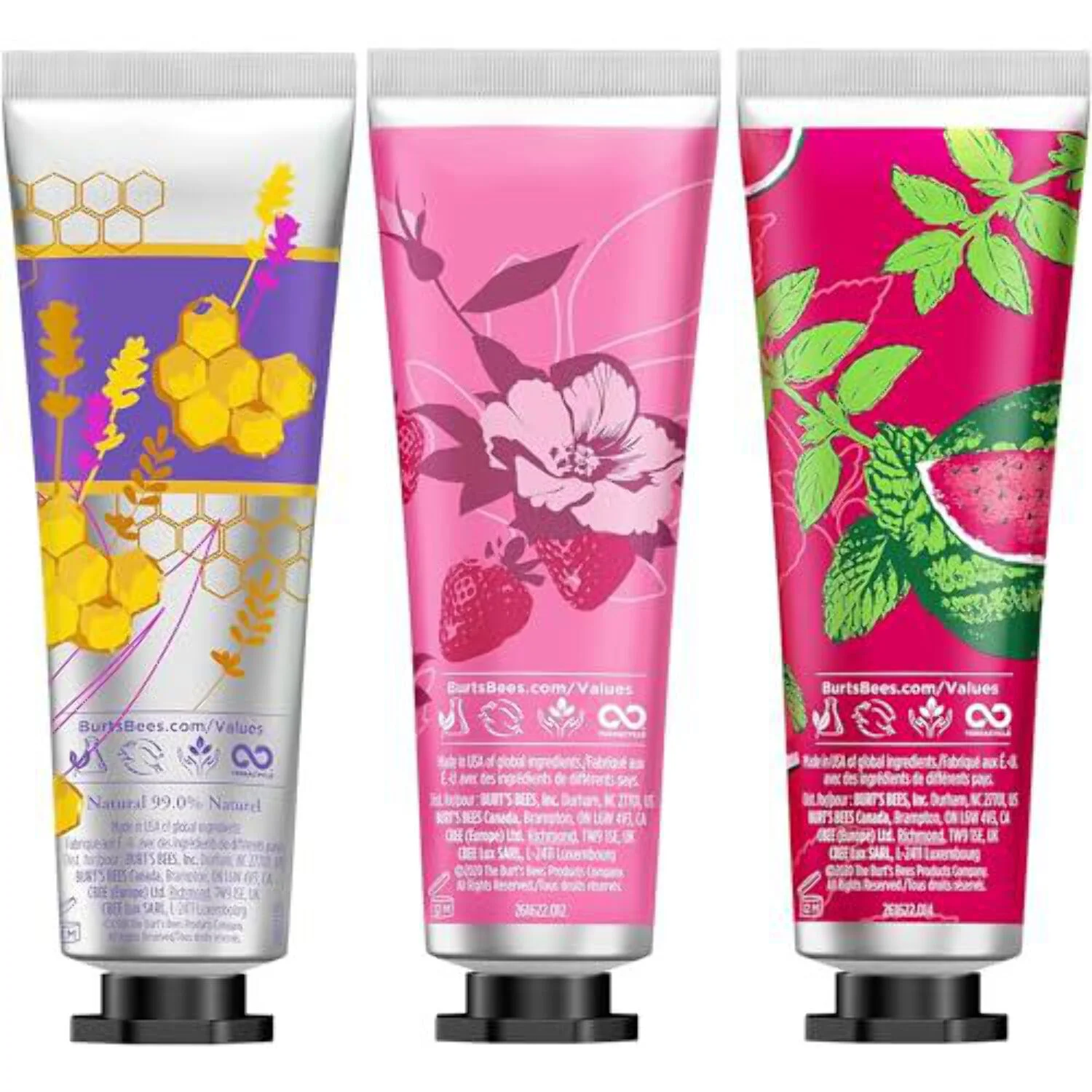 Burt's Bees Shea Butter Hand Cream Trio Holiday Gift Set, 3 Count