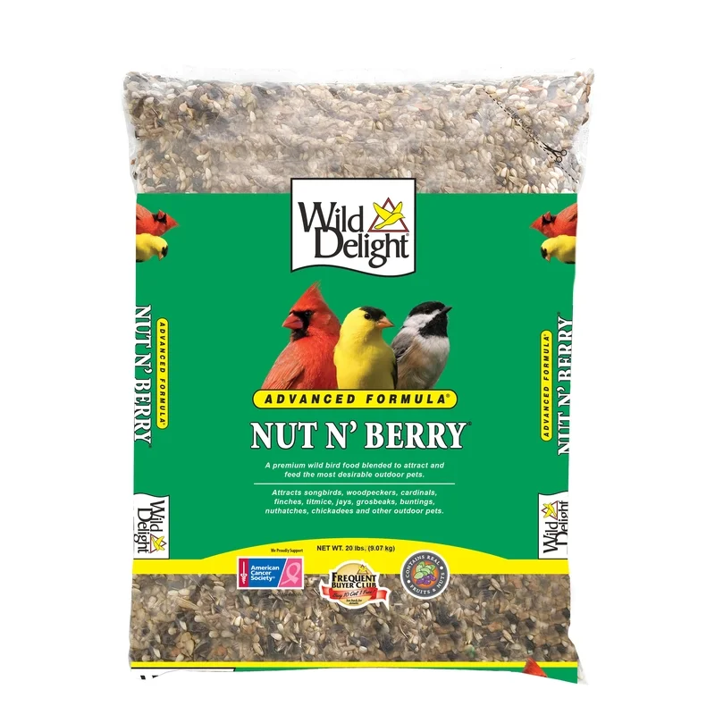 Wild Delight Advanced Formula Nut N' Berry Wild Bird Food, 20 lb
