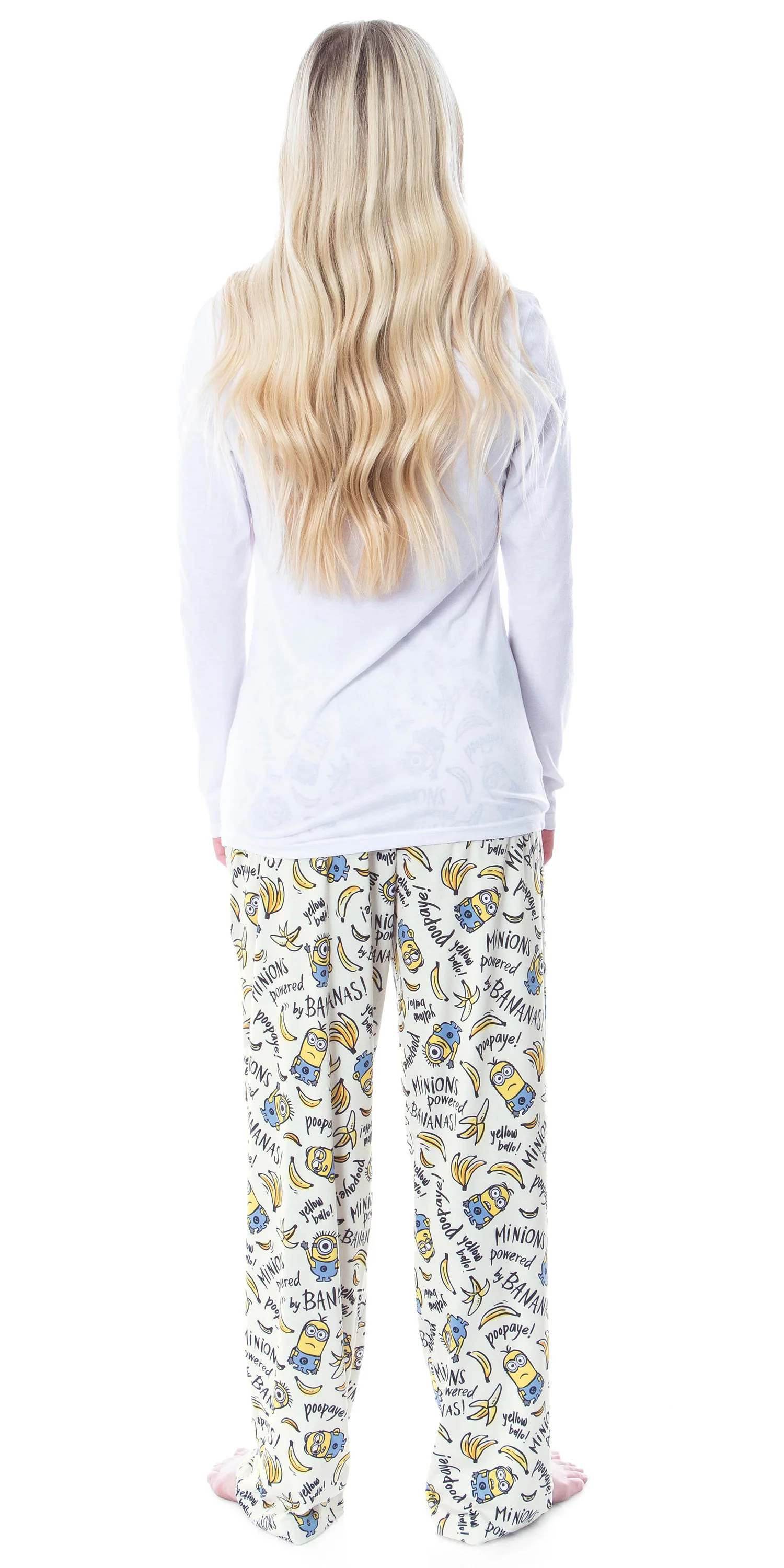 Despicable Me Womens' Minions Powered By Bananas Adult Sleep Pajama Pants