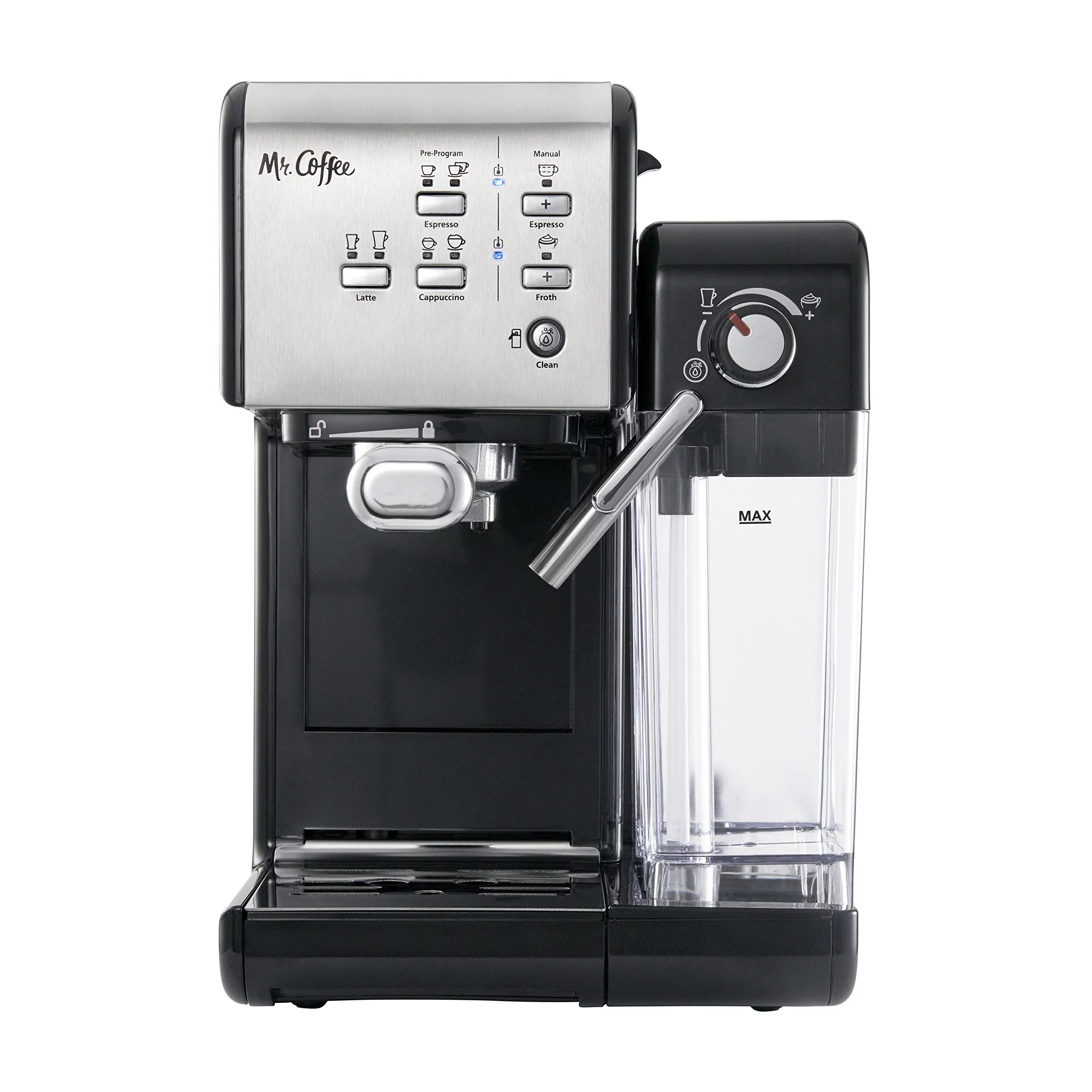 Mr. Coffee® One-Touch CoffeeHouse Espresso and Cappuccino Machine, Black