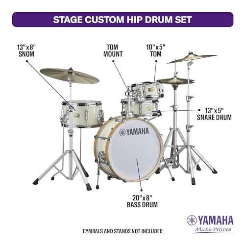 Yamaha Stage Custom Hip - Matte Surf Green One-Box 4PC Shell SBP0F4HMSG