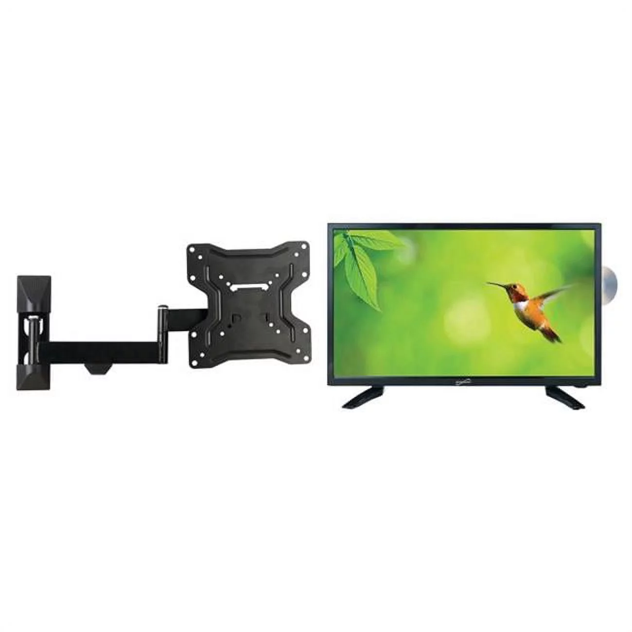 Supersonic  18.5 in. Class HD 720P Portable LED TV-DVD Combo & Stanley TMX-102FM Full-Motion Mount