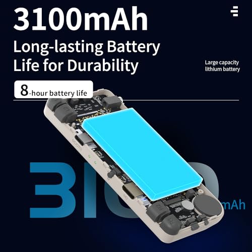 RG28XX Handheld Game Console Retro 2.83-inch Screen Video Game Player 64G TF Card Preinstalled 5000+ Games 3100mAh Battery(Black Transparent)