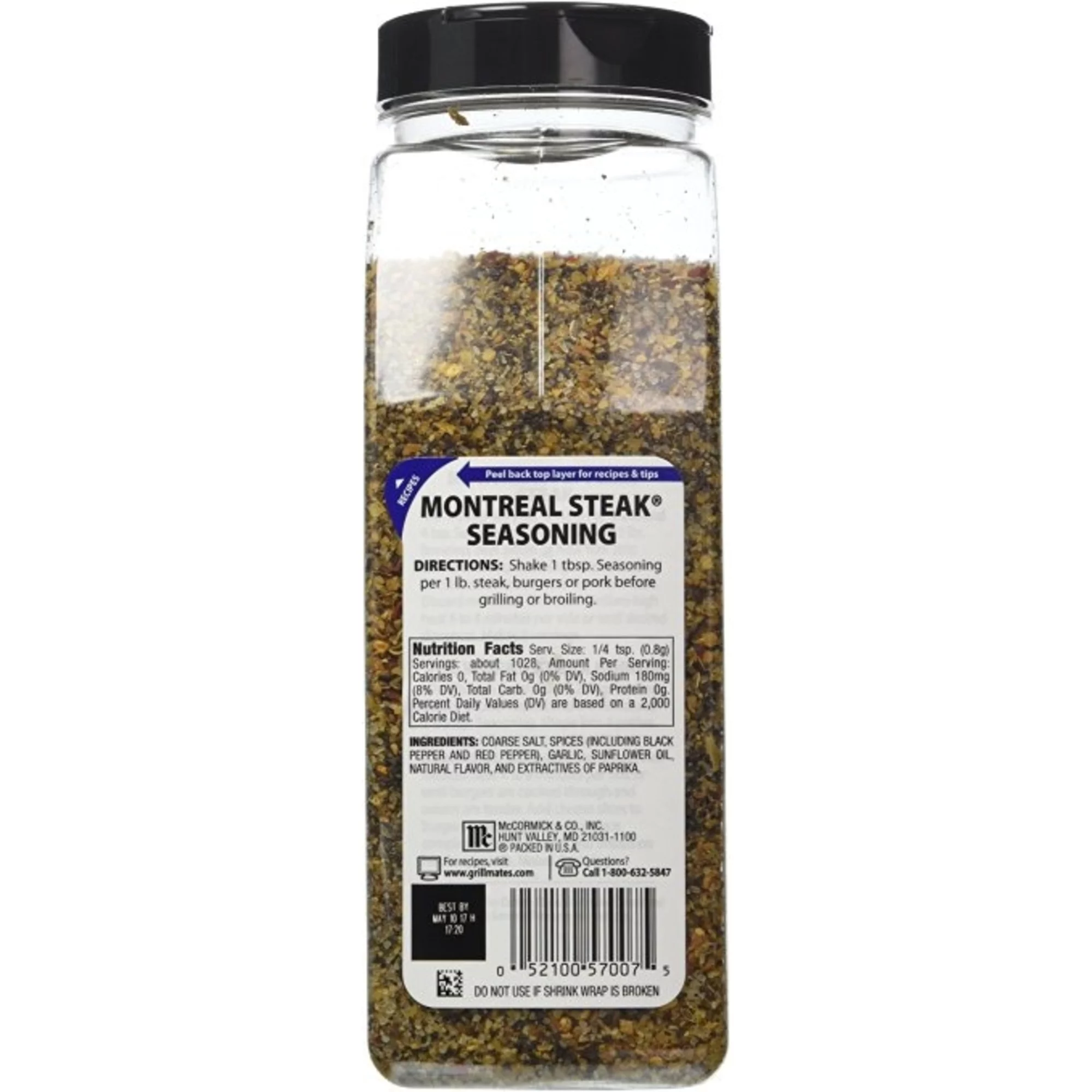 McCormick Grill Mates Montreal Steak Seasoning (29 oz.)