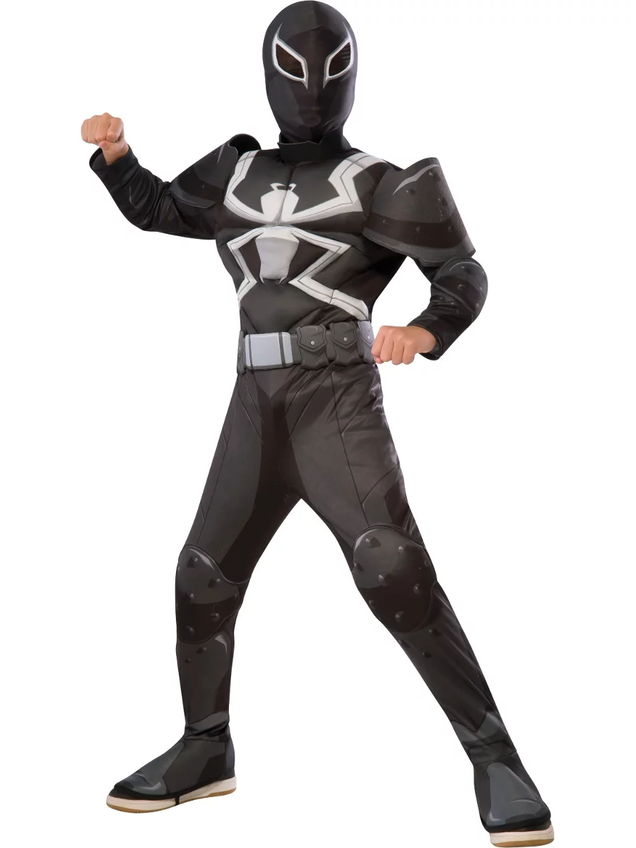 Spider-Man Marvel Deluxe Venom Halloween Fancy-Dress Costume for Child, Big Boys L