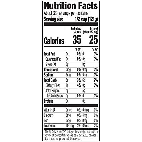 Del Monte Sliced Yellow Canned Peaches in Extra Light Syrup, 15 oz Can (Pack of 12 Cans)