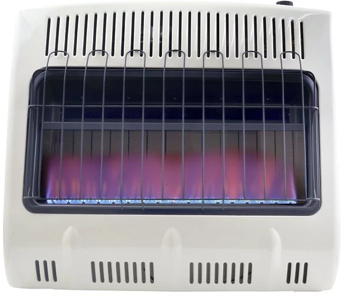 Mr. Heater 30,000 BTU Unvented Propane Heater with Built In Blower and 12ft Hose