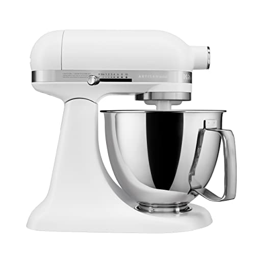 Kitchenaid Artisan Mini Plus 3.5-Qt. Tilt-Head Stand Mixer with Flex Edge Beater,Matte White