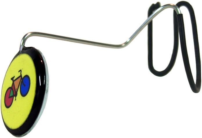 TigerEye Yellow Bike Eye Helmet Mirror