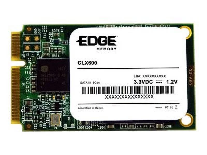 EDGE CLX600 500 GB Solid State Drive, mSATA (MO-300) Internal, SATA (SATA/600), TAA Compliant