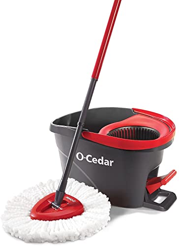 O-Cedar EasyWring Microfiber Spin Mop and Bucket Cleaning System