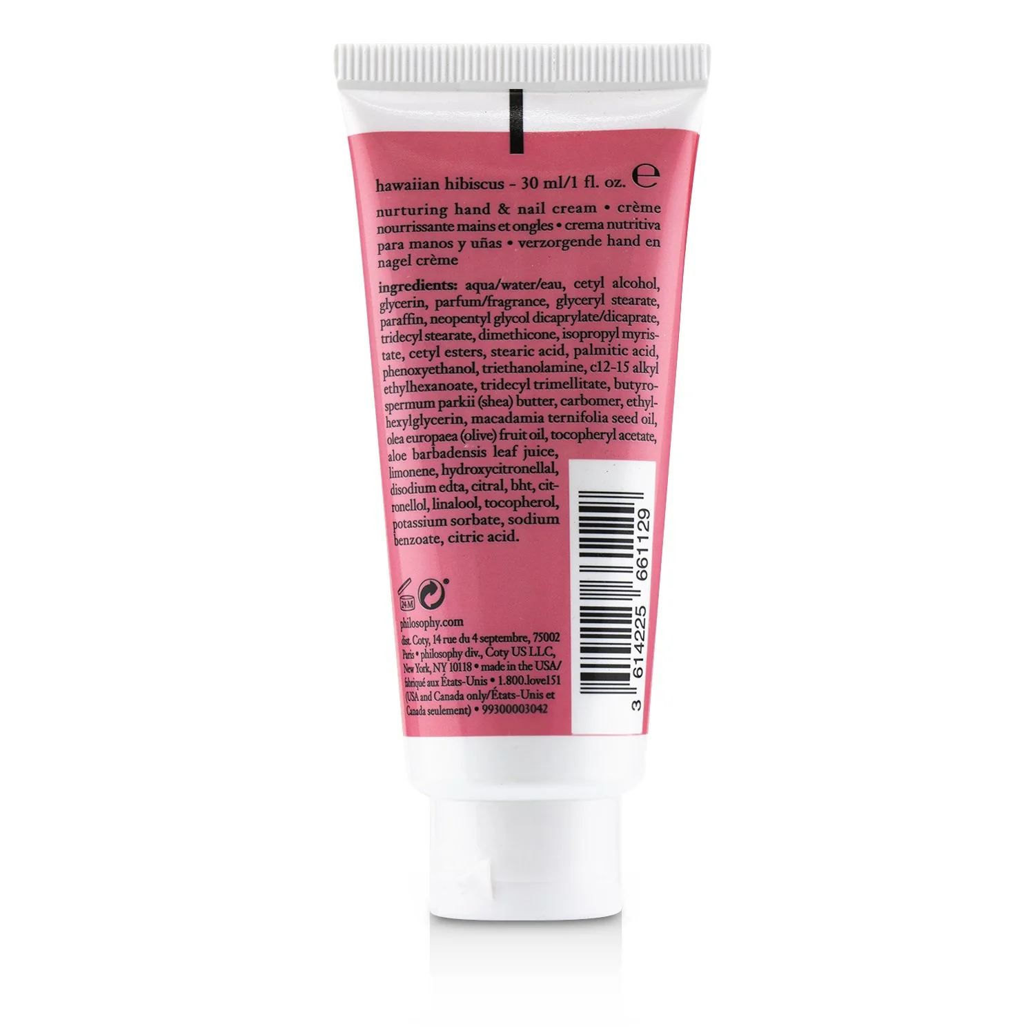 Philosophy Hands of Hope Nurturing Hand & Nail Cream - Hawaiian Hibiscus  30ml/1oz