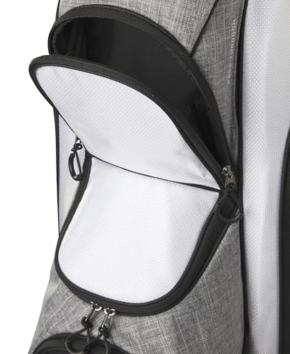 Wilson Feather Golf Cart Bag - Black/Grey/Red