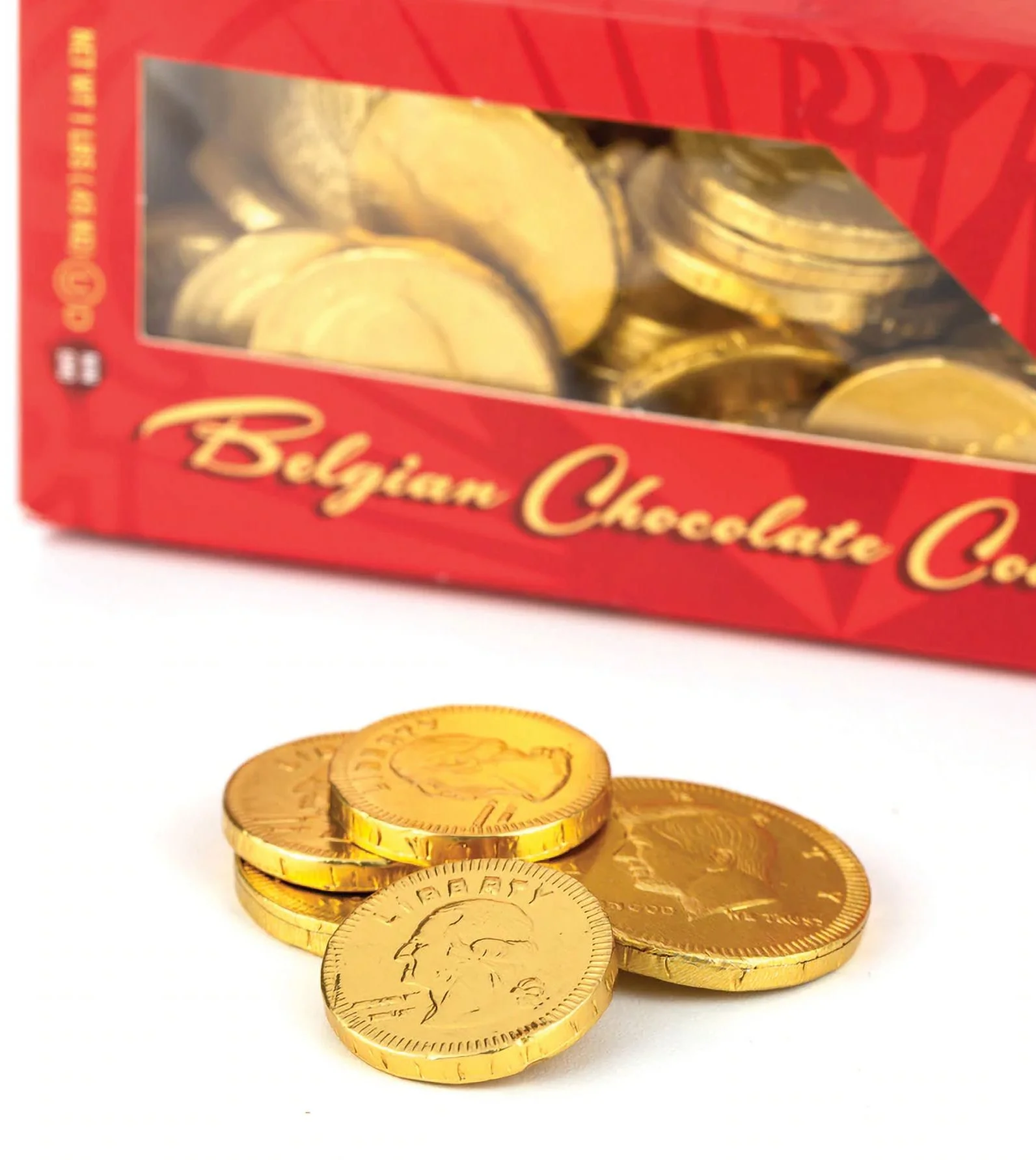 Fort Knox Milk Chocolate Belgium Chocolate Coins 1lb Tower Box
