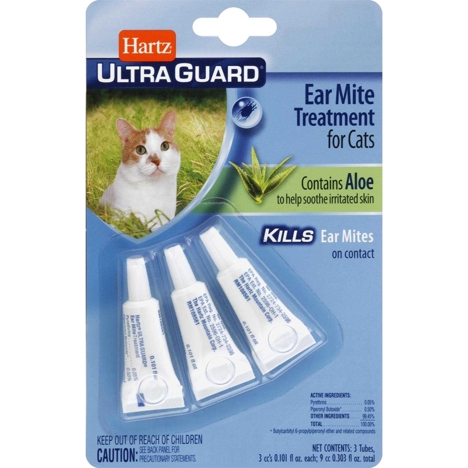 Hartz UltraGuard Ear Mite Treatment for Cats - Pet Supplies online store