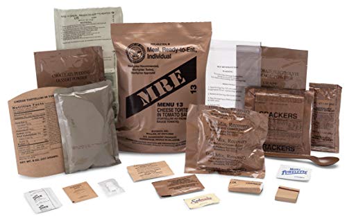 Sopakco 24ct US Military Surplus MRE Meals Ready to Eat 2021 Inspect A+B Case Bundle Menus 1-24