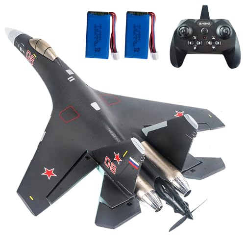 RC Plane Remote Control Airplane RTF 4CH Brushless Tail Motor 3D / 6D Stunt Function SU35 Jet Aircraft with Hobby Model 2 Left Hand Throttle
