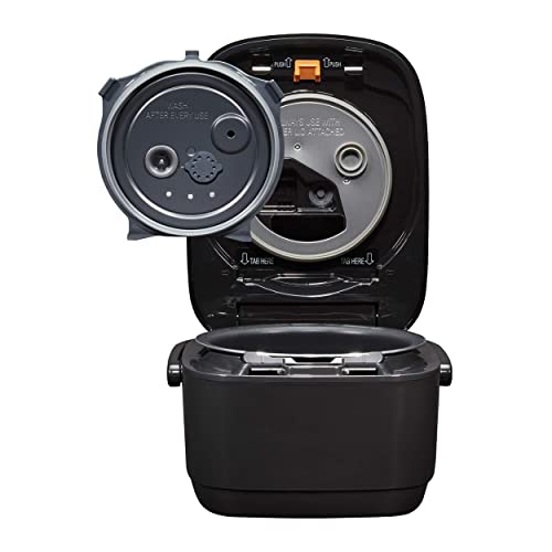 Zojirushi NW-JEC10BA Pressure Induction Heating (IH) Rice Cooker & Warmer, 5.5-Cup, Made in Japan