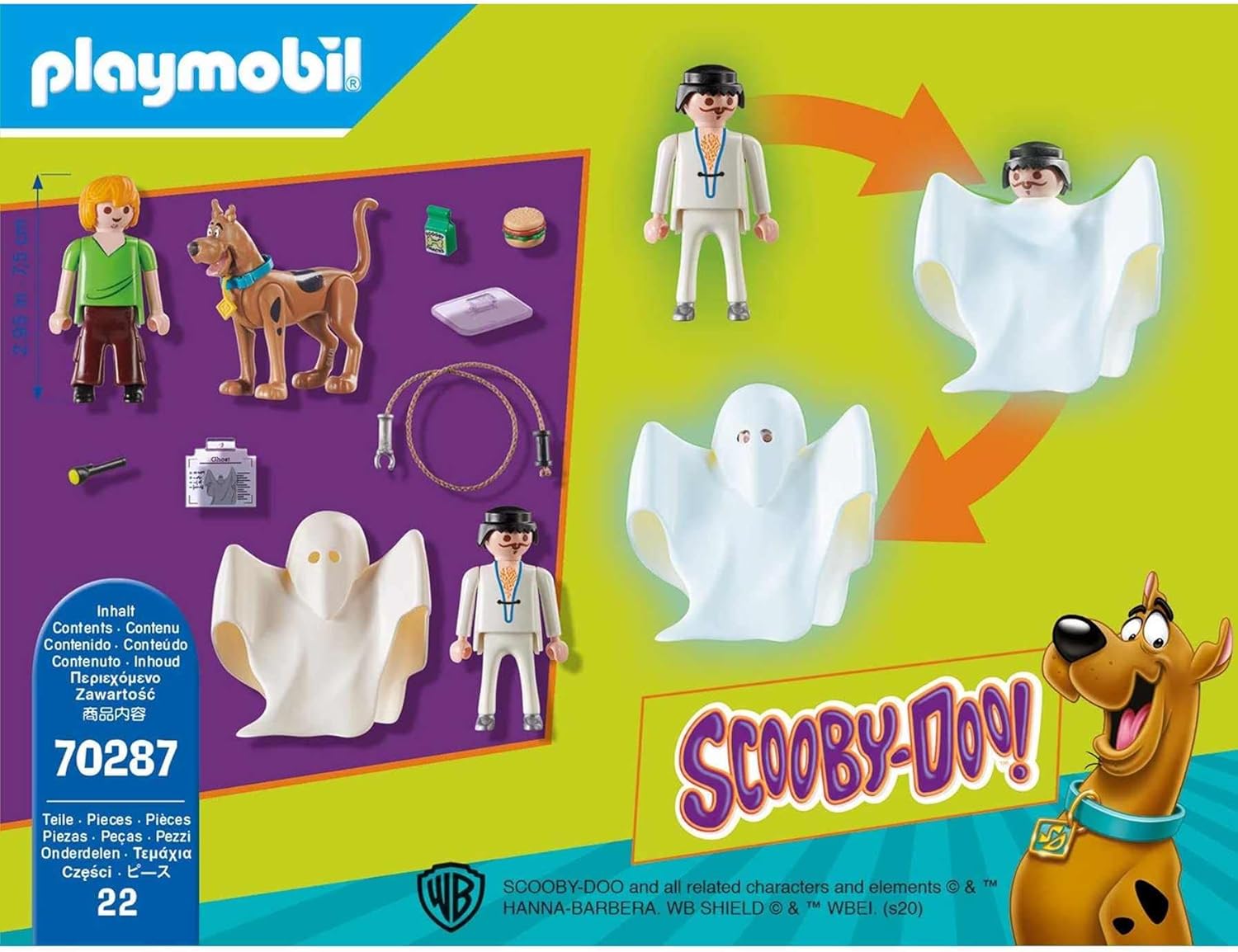 Playmobil Scooby-DOO! Scooby & Shaggy with Ghost