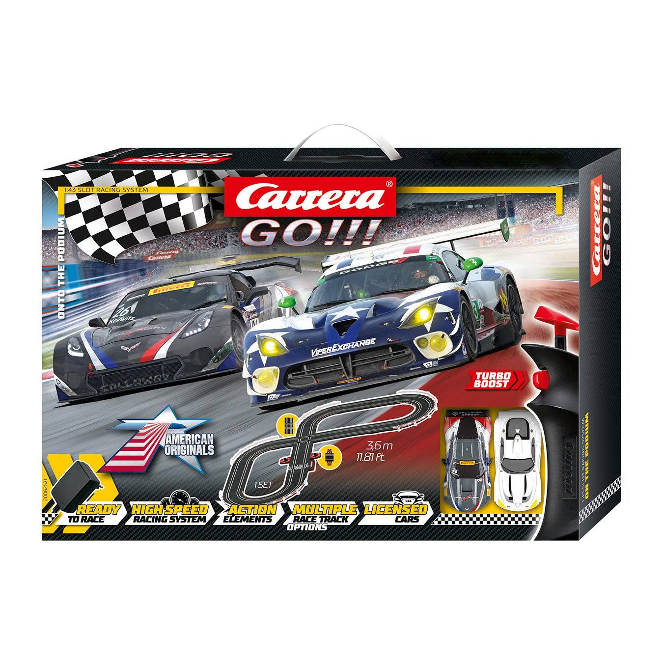 Carrera Go onto The Podium Slot Car Set