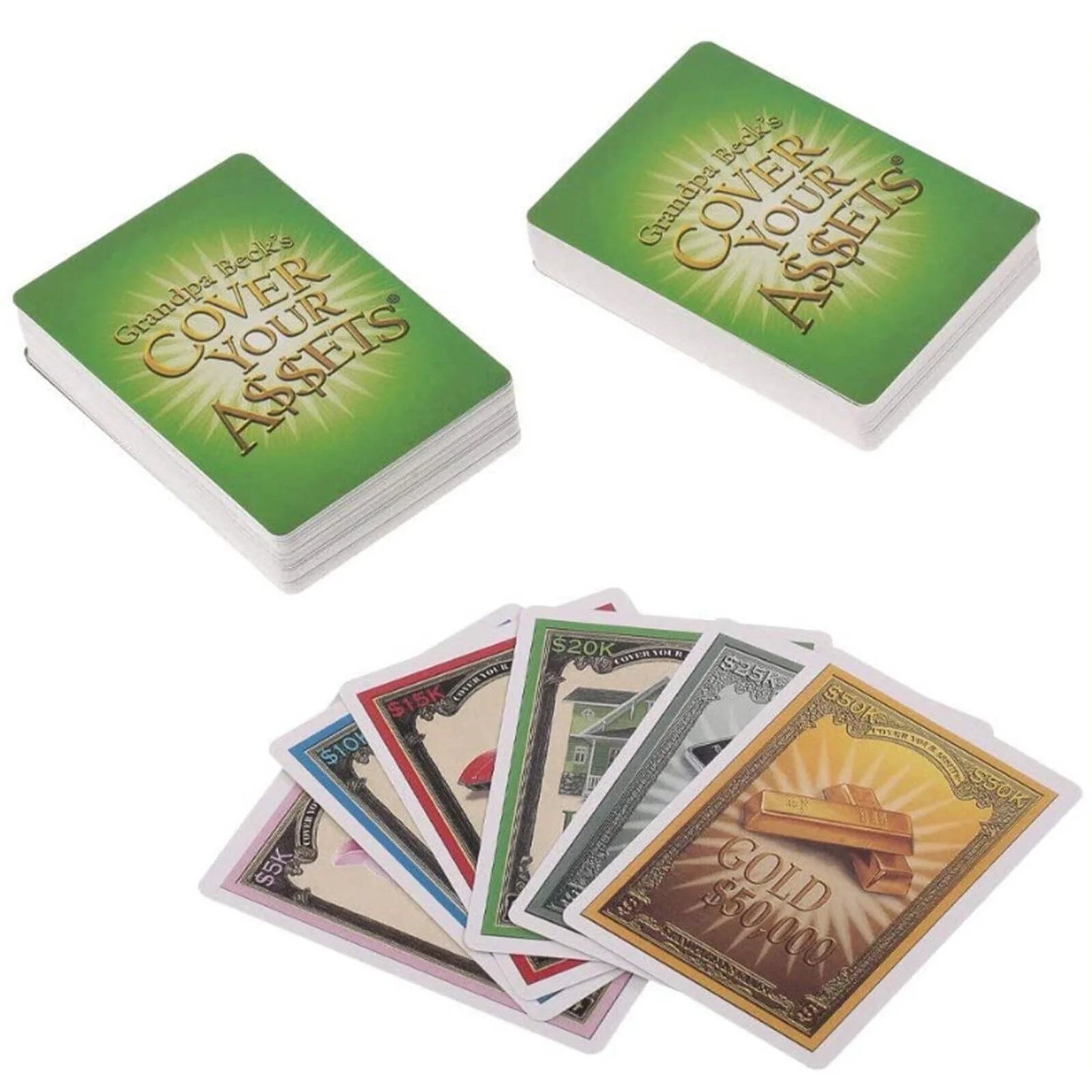 Grandpa Becks Cover Your Assets Card Game Fun Family-Friendly Set Collecting Toy