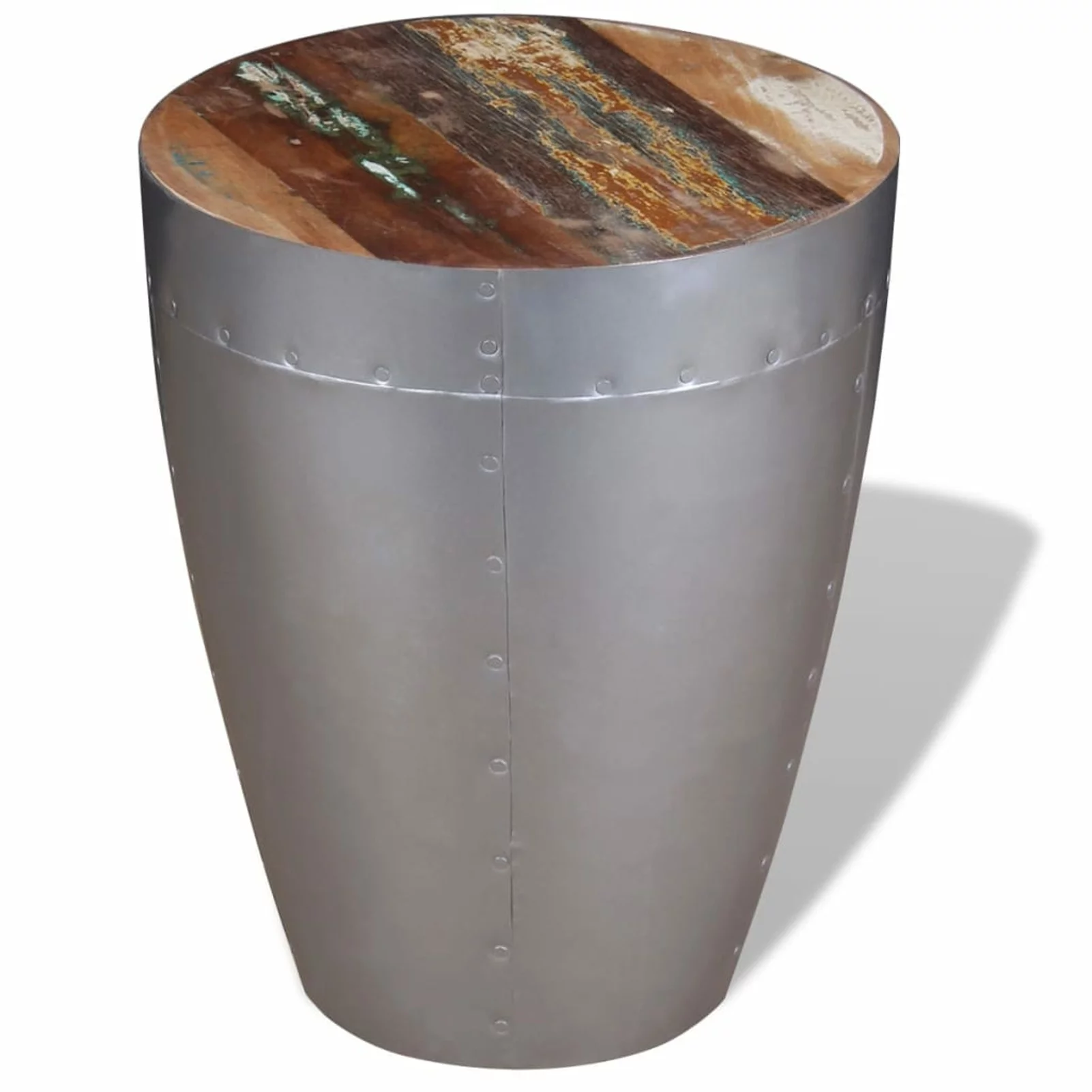 Carevas Aviator Stool Solid Reclaimed Wood