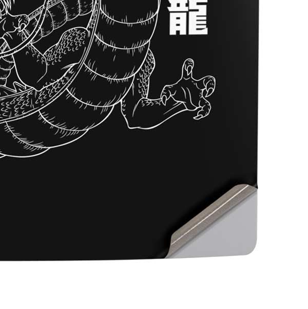 Skinit Decal Gaming Skin Compatible with PS5 Slim Disk Console - Officially Licensed Dragon Ball Z Goku Iconic Kanji Symbol Design