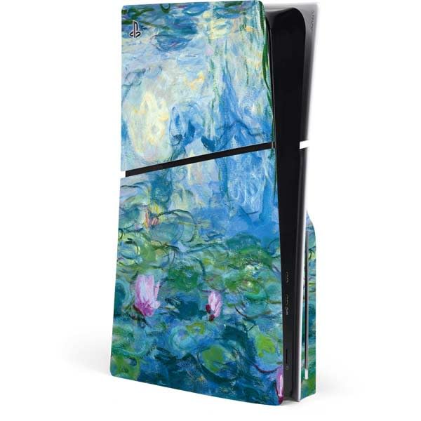 Skinit Decal Gaming Skin Compatible with PS5 Slim Disk Console - Officially Licensed Green Wheat Fields by Vincent Van Gogh Design