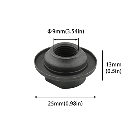 4pcs Bike Bicycle Front/Rear Axle Nuts Hub Nuts Mountain Bike Axle Nut