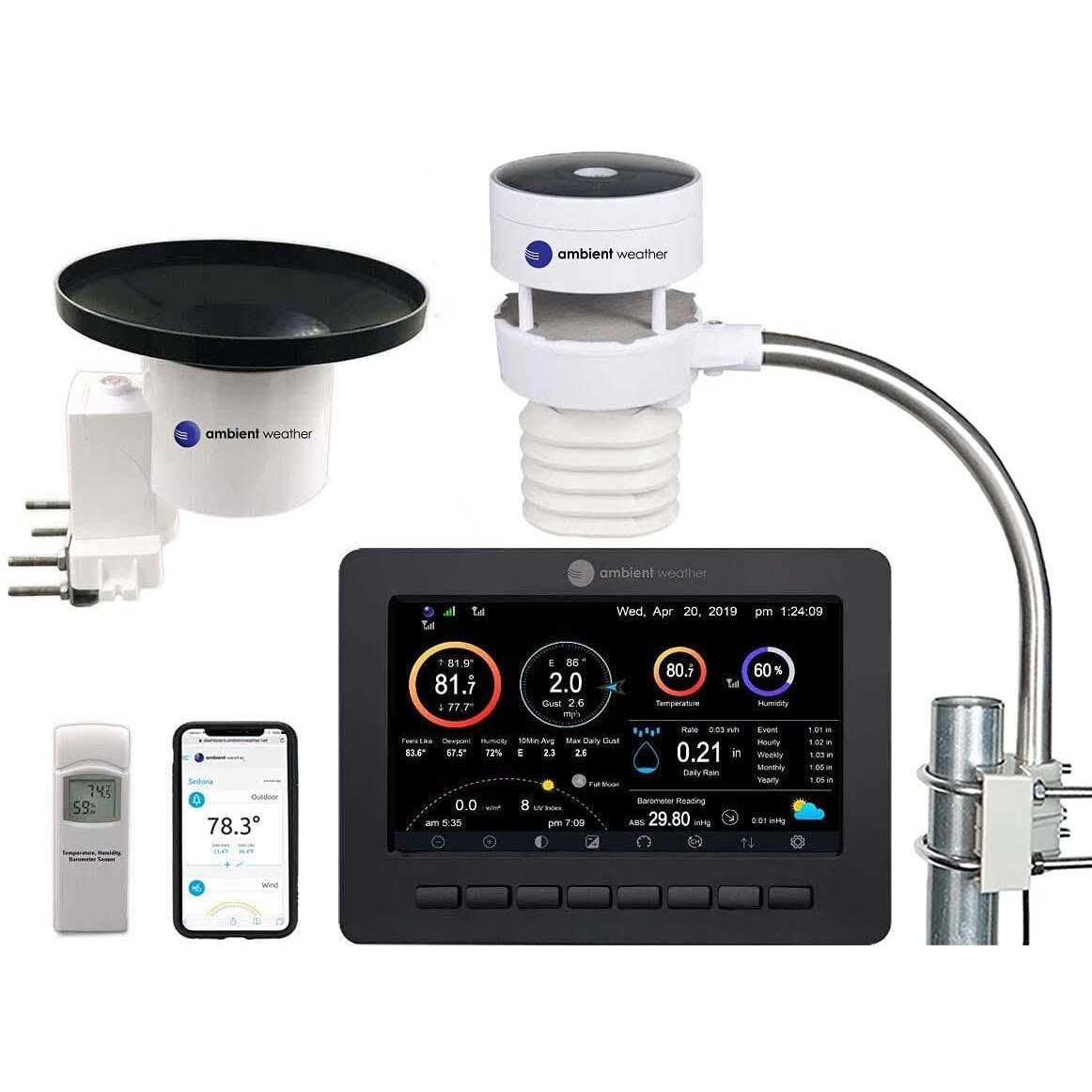 Ambient Weather WS-5000 Ultrasonic Smart Weather Station - Shop Hardware Tools Online Store