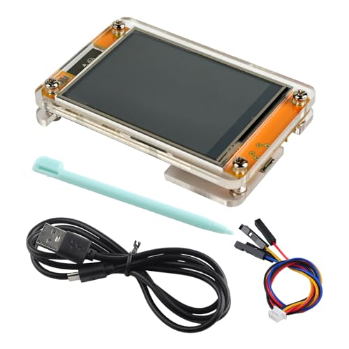 2.8inch ESP32-2432S028R Display with Acrylic case Resistive Touchscreen 240x320 TFT ILI9341 Driver LCD Module WiFi+BT ESP32 Development Board for Arduino IoT